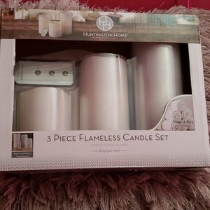 Flameless candle set brand new